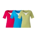 Pack 3 Jersey Tops With Plain Insert