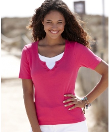Pack 3 Jersey Tops With Plain Insert