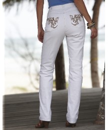Straight Leg Jeans Length 27in
