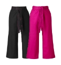 Pack of 2 Belted Crop Trousers 19in