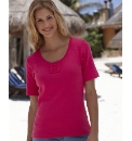 Pack of 3 Jersey Tops with Bow Detail