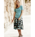Skirt With T-Shirt & NecklaceLength 25in