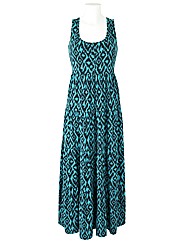 Print Jersey Dress Length 50in
