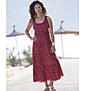 Print Jersey Dress Length 50in