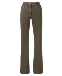 Embroidered Bootcut Jeans Length 28in