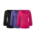 Pack of 3 Ruffle Neck Tops