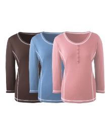 Pack of 3 Stitch Detail Tops