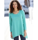Tunic with Shaped Hem