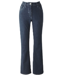 Embroidered Bootcut Jeans Length 32in