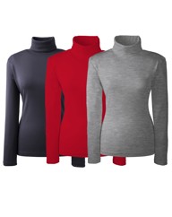 Pack of 3 Rollneck Tops