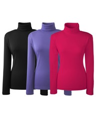 Pack of 3 Rollneck Tops