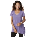 Studded Shape Hem Jersey Top