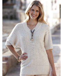 Tunic Jumper With Short Sleeves