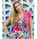 Jersey Frill Shrug Cardigan