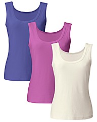 Pack of 3 Vests