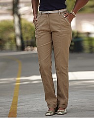Trousers With Striped Belt Length 29in