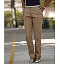 Trousers With Striped Belt Length 29in