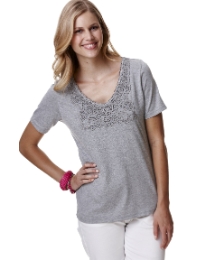 V- Neck Jersey Top