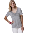 V- Neck Jersey Top