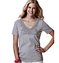 V- Neck Jersey Top
