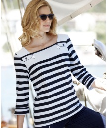 Alice Collins Stripe Jersey Top