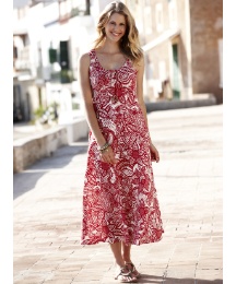 Linen Blend Dress Length 50in