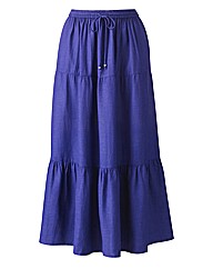 Linen Skirt Length 27in