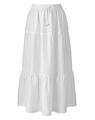 Linen Skirt Length 27in