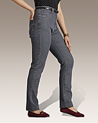 Petite Straight Leg Jeans Length 25in