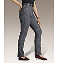 Petite Straight Leg Jeans Length 25in