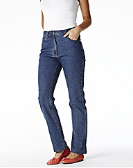Petite Straight Leg Jeans Length 25in