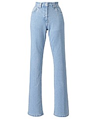 Basic Bootcut Jeans Short Length 28in