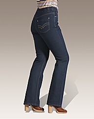 Petite Basic Bootcut Jeans Length 26in