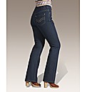 Petite Basic Bootcut Jeans Length 26in