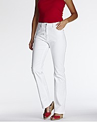 Petite Basic Bootcut Jeans Length 26in