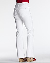 Basic Bootcut Jeans Short Length 28in