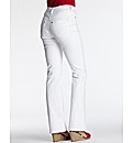 Basic Bootcut Jeans Short Length 28in
