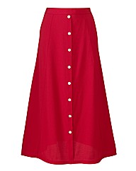 Plain Crinkle Skirt Length 27in