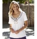 Studded Jersey Top