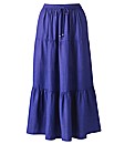 Linen Skirt Length 33in