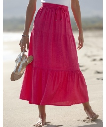 Linen Skirt Length 33in