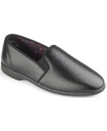 Free-Step Mens Twin Gusset Slippers
