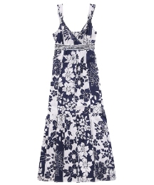 Joanna Hope Crinkle Print Maxi Dress