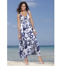 Joanna Hope Crinkle Print Maxi Dress