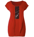 Joanna Hope Sequin Trim Jersey Tunic