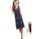 Joanna Hope Beaded Layered Dress