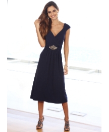Joanna Hope Jewel Trim Dress