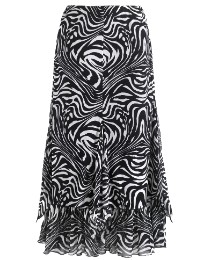 Joanna Hope Print Mesh Skirt