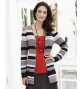 Fusions By East Stripe Cardigan