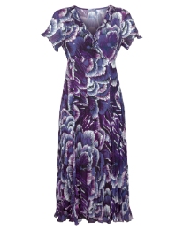 Fusions By East Feather Print Dress